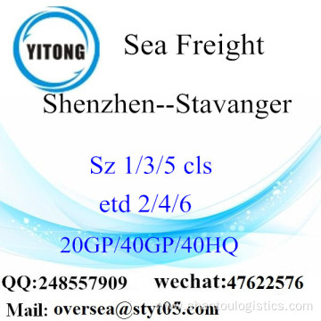 Shenzhen Port Sea Freight Shipping To Stavanger